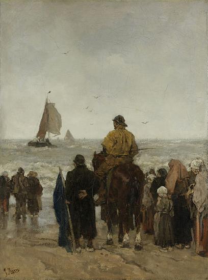 Jacob Maris Arrival of the Boats oil painting image